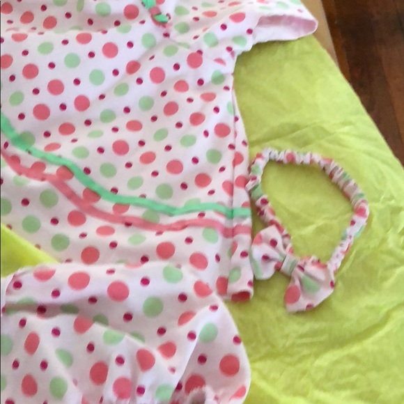 Adorable pink polka dot toddler dress - Picture 6 of 6